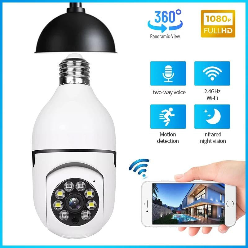 5G Bulb E27 Surveillance Camera