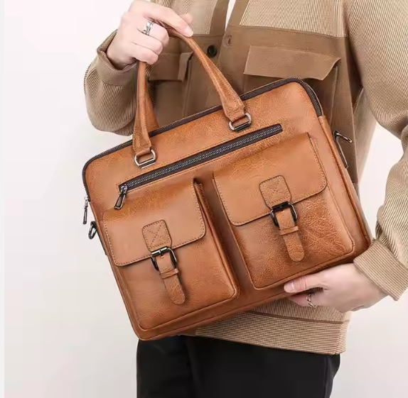 Briefcase Laptop bag Business shoulder messenger bag waterproof Office Laptop Bag waterproof